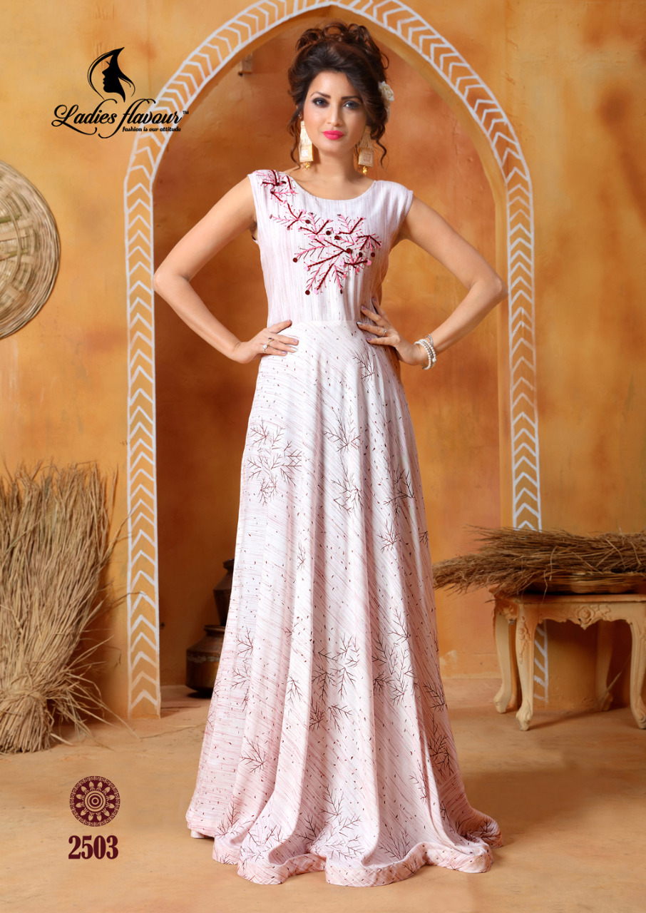 Pick and Choose Long Gown Style Ladies Flavour Kurti Pick and Choose Long Gown Style Ladies Flavour Kurti
